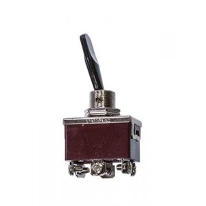 KN3C-203E, тумблер ON-OFF-ON, 6 винтовых контактов 10А 250В