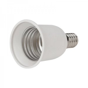 Переходник  цокольный Е14-Е27 REXANT