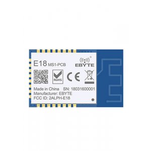 E18-MS1-PCB, Модуль ZigBee, CC2530, 2.4GHz, UART, I/O, 0.2 км