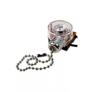 ВЫКЛЮЧАТЕЛЬ ДЛЯ НАСТЕННОГО СВЕТИЛЬНИКА С ЦЕПОЧКОЙ ПОД СЕРЕБРО