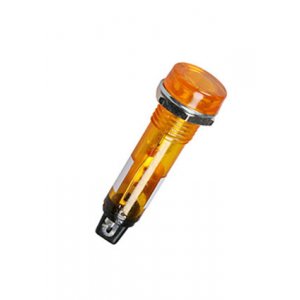 N-805Y-220V, лампа неоновая с держателем желтая 220В d=10мм