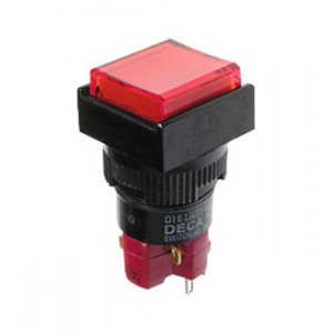 D16LMS1-1ABOR, кнопка без фиксации 250В 5А