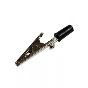 16-0009, (FD-1709) зажим крокодил 53мм 15A черный