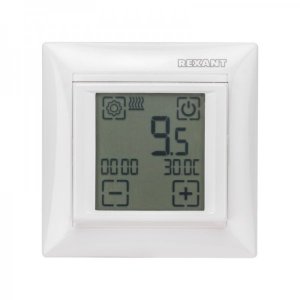 Терморегулятор сенсорный программируемый RX-421H белый REXANT (совместим с Legrand серии «Valena»)