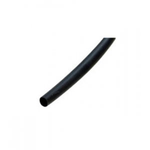 F32-4, термоусадочная трубка 4/2  мм 2:1 черная (1м)