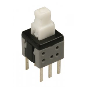MPS-580D-G, кнопка с фиксацией 5.8мм 30В 0.1А (PS580L)
