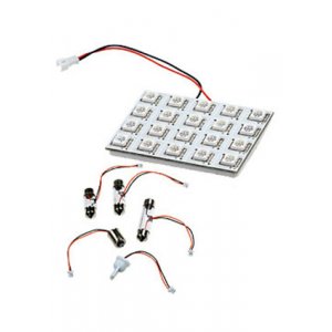 PCB-52*35-20SMD-R-12V, свето диод для авто красн 5*4 диодов 5переходн