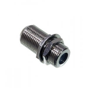 F-05-4201, переходник F гнездо - F гнездо с гайкой