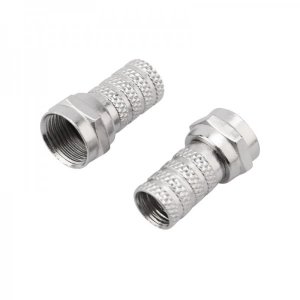 F-разъем RG-6,  L=19 мм,  цинк (AB)  PROconnect