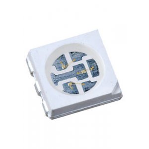 FM-T5050UGK-520D, ЧИП светодиод 5050 PLCC зеленый 110гр. 520нм 3600мКд