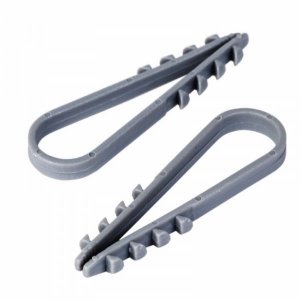 Дюбель-хомут нейлоновый 11-18 мм, серый (упак. 100 шт)  PROconnect