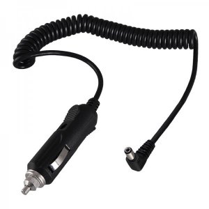 Автозарядка с индикатором (разъем 1.4х3.4) (АЗУ) шнур спираль 1.5M  REXANT