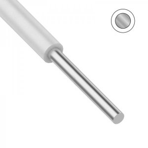 Провод АПуВ (АПВ/ПАВ)  2,5 мм², 500м., белый,  ГОСТ (ККЗ)      ( ТОП - 3 )