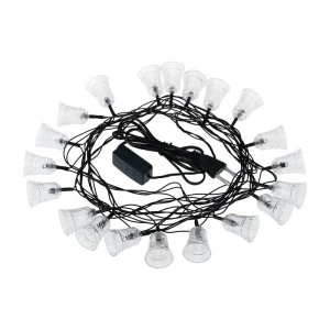 Гирлянда светодиодная "Колокольчики" 20 LED RGB 2,8 метра