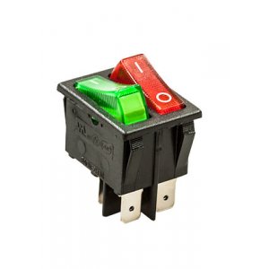 797 ПЕРЕКЛЮЧАТЕЛЬ 4 КОНТ. 250В/15.0А КРАСНЫЙЗЕЛЕНЫЙ (767)