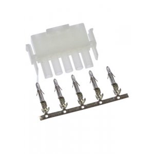 63080-5P (42021), корпус вилки (штырь)5 контактов MLX 6.35мм