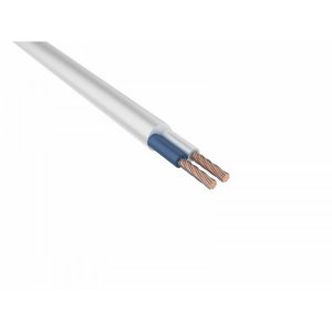 Провод ПВС 2x1,0 мм², 200 м., белый, ГОСТ  (ККЗ)