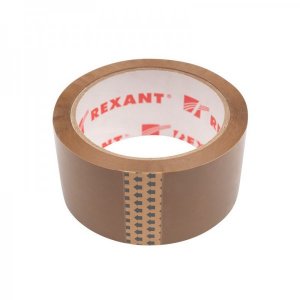 Скотч упаковочный 48 мм х 50 мкм, коричневый (рулон  66 м)  REXANT