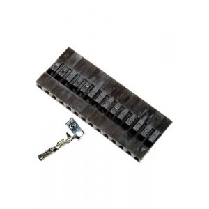 BLS-14, гнездо на кабель шаг 2.54мм 1x14 с контактами