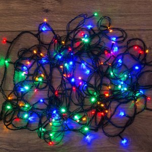 Гирлянда светодиодная универсальная 120 LED МУЛЬТИКОЛОР 12 метров с контроллером
