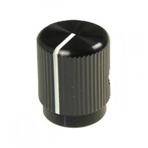 42006-2В, Ручка металлическая черная, d12.7 мм