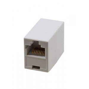 03-0101-4, проходной адаптер RJ-45 8P-8C гнездо-гнездо, UTP неэкранированный 5e