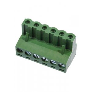 MC100-508-06P, клеммник на провод, шаг 5.08мм 6 контактов