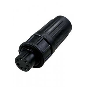 PY07-7T, розетка на кабель пластик. IP67 7 контактов 4А 250В