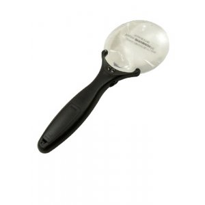 G-789-090, лупа со светодиодной  подсветкой d=88мм 3.0х/6.0х