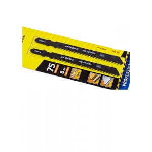 15987-3_z01, Пилки для электролобзика по дереву,HCS, EU-хвост,шаг 3мм,75мм,2шт