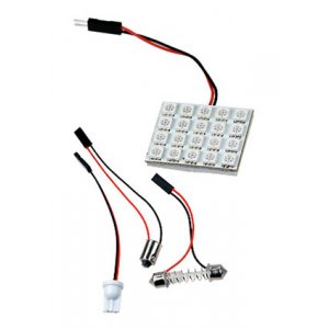 PCB-52*35-20SMD-Y-12V, свето диод для авто желтый 5*4 диодов 3переходн