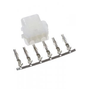 63080-6R (42022), корпус розетки 6 контактов MLX 6.35мм