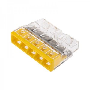 2273-205 Электромонтажные экспресс-клеммы   (2*2.5мм2) 5шт WAGO