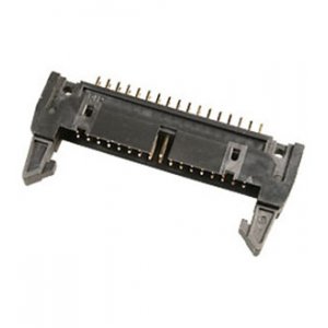 IDCC-34MS(SCM-34), вилка на плату шаг 2.54мм с защелками