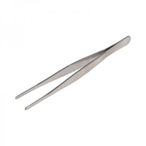 Пинцет прямой, рифленый 125 мм (блистер) REXANT