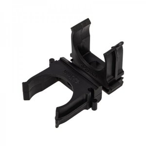 Крепеж-клипса для трубы ø 25 мм, черная (100 шт./уп.) REXANT