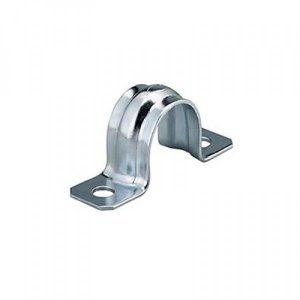 Скоба СМД 19-20 двухлапковая для металлорукава ø15 мм (100 шт/уп.) (REXANT)