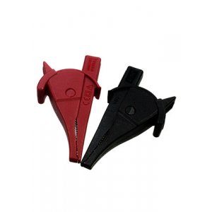 UT-C02(A), зажимы крокодил 81мм (комплект), CAT III 1000V/CAT IV 600V