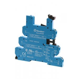 93.66.0.240, Розетка MasterPLUS с безвинтовыми клеммами Push-in для реле 34 серии; питание 24-240В A