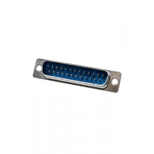 DB-25M, вилка D-SUB 25 pin пайка на кабель (L-KLS1-213-25-M-L)