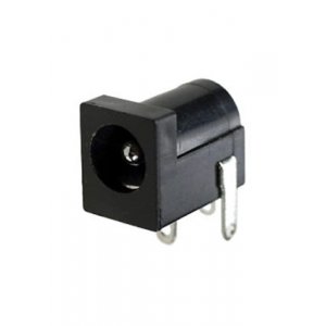 3-232, Разъем питания гнездо 5.5x2.5мм пластик на плату
