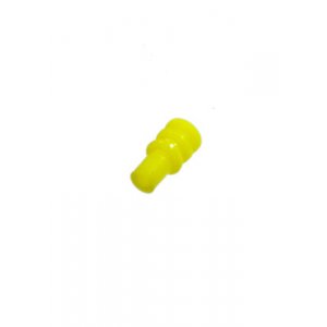 964972-1, Connector Accessories Seal Straight Silicone Yellow Automotive Loose