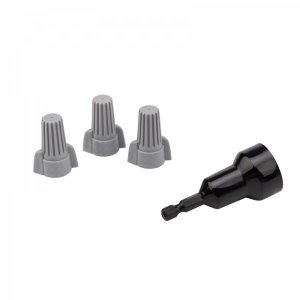 Соединительный изолирующий зажим с лепестками СИЗ-15 ø 14,9 мм (0,75-10 мм²), серый REXANT