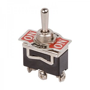 Тумблер 250V 15А (3c) ON-OFF-ON однополюсный  (KN-103)  REXANT