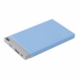 Портативное зарядное устройство Power Bank 4000 mAh USB PROconnect (ЦВЕТ ГОЛУБОЙ) (Выводим)
