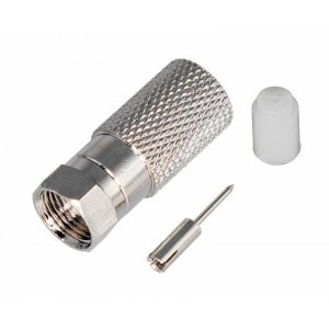 F-разъем для RG-11, (с пином), L=28,5 мм, медь  REXANT