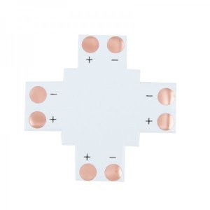 Плата соединительная (X) для одноцветных светодиодных лент шириной 10 мм