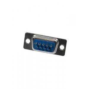 DB- 9F, Гнездо 9 pin D-SUB на кабель (пайка)