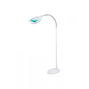 31-0512, Лупа напольная на подставке, ЗХ, с подсветкой 42LED 7W, белая
