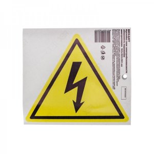 Наклейка знак электробезопасности «Опасность поражения электротоком» 160х160х160 мм REXANT, стоимость за 1шт ( в упаковке 5шт)